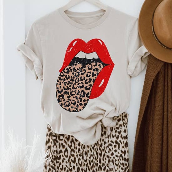 Leopard Tongue Rocker Tee - Picture 2 of 2